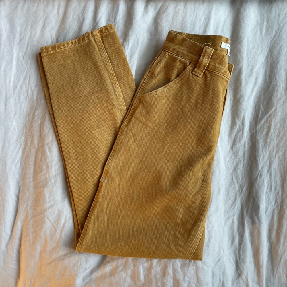 PacSun Gold High Rise Carpenter Pants